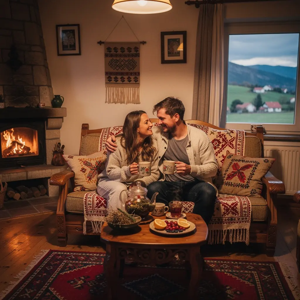 Različite vrste biljnog čaja pažljivo raspoređene na stolu.